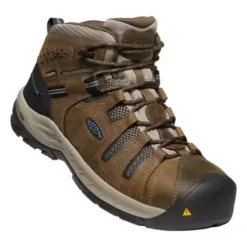 Men's KEEN Flint II Waterproof Steel Toe Work Boots -Sports Shoe Store 19119054346 2