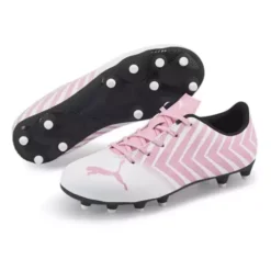 Girls' Puma Tacto II FG/AG Jr. Molded Soccer Cleats -Sports Shoe Store 19510015898 3