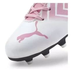 Girls' Puma Tacto II FG/AG Jr. Molded Soccer Cleats -Sports Shoe Store 19510015898 4