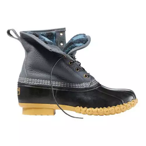 Men's L.L.Bean 8" Fleece Lined Waterproof Winter Boots 3 Men's L.L.Bean 8" Fleece Lined Waterproof Winter Boots