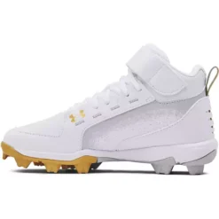 Kids' Under Armour Harper 6 Mid RM Jr. Molded Baseball Cleats -Sports Shoe Store 19525166300 3