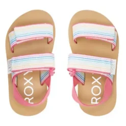 Toddler Girls' Roxy Cage Slide Sandals -Sports Shoe Store 19571875648 2