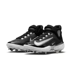 Men's Nike Alpha Huarache Elite 4 Mid Metal Baseball Cleats -Sports Shoe Store 19615185214 1