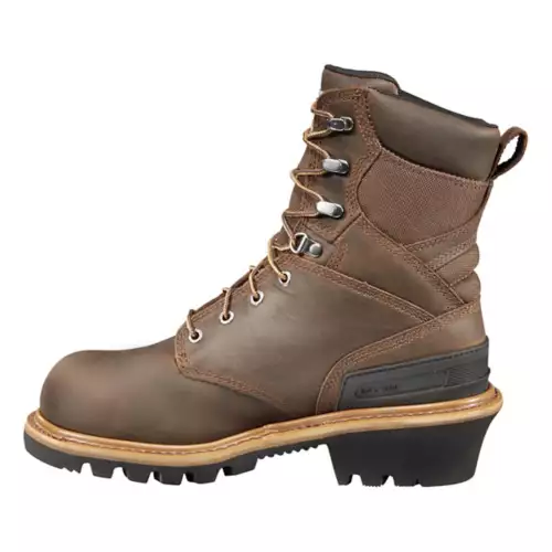 Men's Carhartt Logger 8" Composite Toe Waterproof Insulated Work Boots 4 Men's Carhartt Logger 8" Composite Toe Waterproof Insulated Work Boots - Image 2